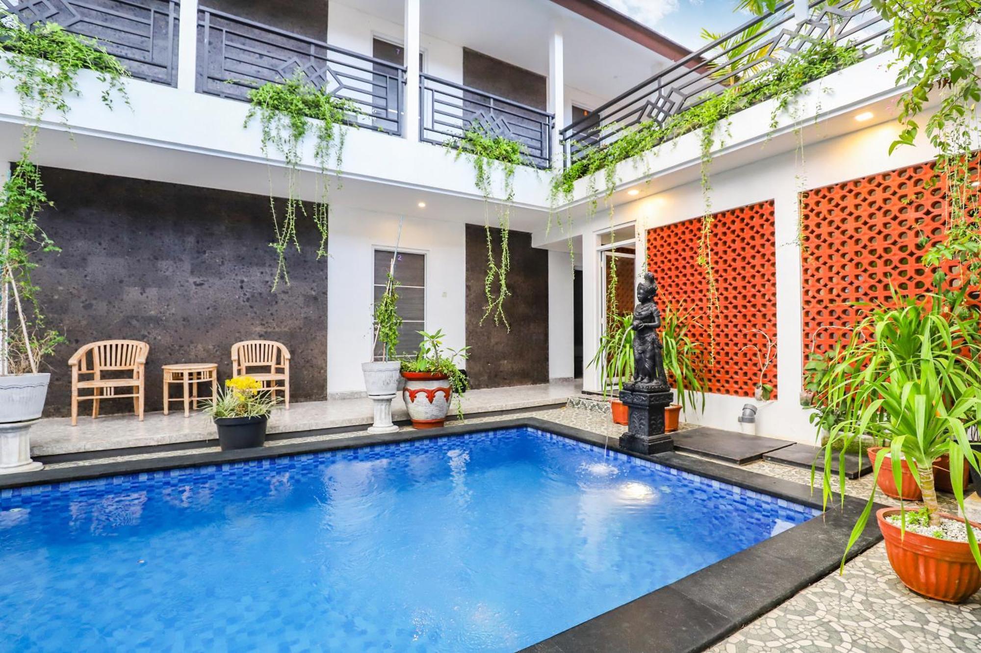 White Blue House 7 -Pvt Room, Shared Pool&Kitchen Ubud  Exterior photo